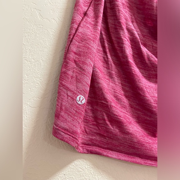 Lululemon Low Key Tank Heathered Ruby Red Size 8 - Picture 7 of 7